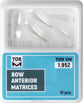 Bow anterior matrices, 10 pcs, shape 2 (1,8 mm subgingival protrusion), 1.952