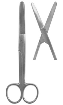 Surgical scissors 16 cm straight T/T