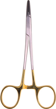 Mayo-Hegar needle holder with TC, straight - 13 cm (1739/TC)