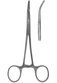 Pean haemostatic forceps curved