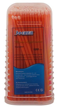 Microapplicator brushes (100 pcs box) orange 2,0mm
