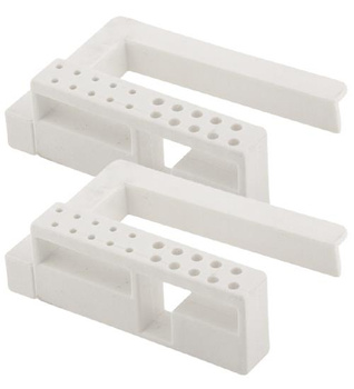 FG and RA bur organizer for 20 pcs. white (2 pcs. package)