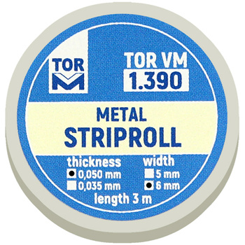 Matrix retainer striproll - 0,050 mm, 6 mm width, 3 m length (1.390)