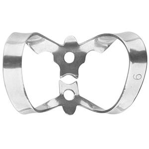 Clamp with wings for dental dam 9