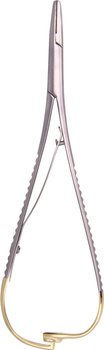 Mathieu needle holder with TC, straight - 17 cm