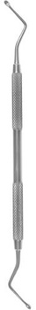 Hemingway bone curette double-ended, curved small