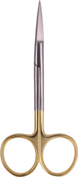 Iris scissors with TC, straight - 11.5 cm