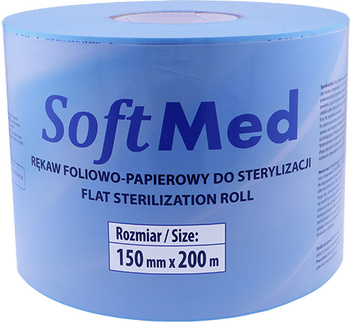 Sterilization sleeve on a roll 200m x 150 mm - SoftMed