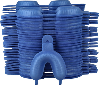 Disposable dual, interlocking flouride foram trays (50 pcs/box), size L