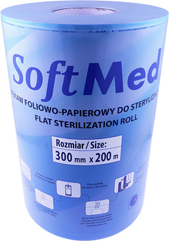 Sterilization sleeve on a roll 200m x 300 mm - SoftMed
