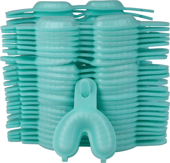 Disposable dual, interlocking flouride foram trays (50 pcs/box), size S