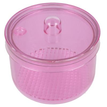 Autoclavable bur disinfection container - pink