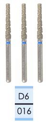 Diamond burs for FG handpiece swiss type D6 (3 pcs.)