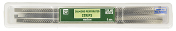 Diamond metal perforated strips with serration (5 pcs. package) medium (2.151) - TOR VM