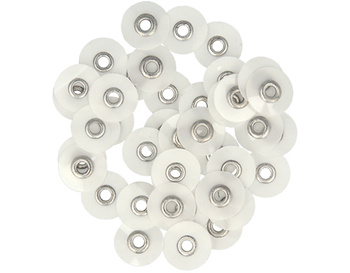 Polishing discs for S-Flex mandrel (40 pcs box) 10 mm white superfine - TOR VM