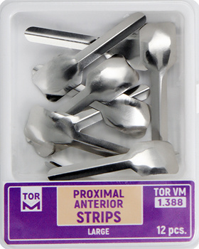 Matrices for front teeth restoration, large (12 pcs box) - TOR VM