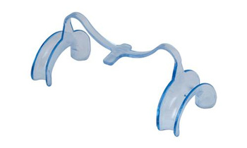 Cheek retractors double-sided (2 pcs box) transparent M