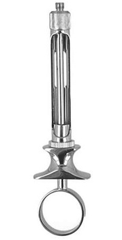 Aspirating dental syringe type 1