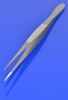 Straight tweezers 16 cm, cut, DS-150