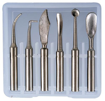 Set of tips for electric wax knife JT-21