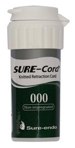 Retraction cord Sure-Endo non-impregnated - 254cm with cutter 000