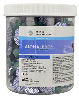 Pasta polerska do profilaktyki Alpha-Pro mint medium (op. 200 szt.)
