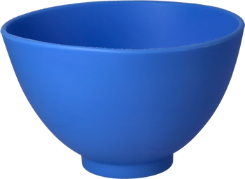 Alginate and gypsum flexible mixing bowl 13 cm - blue