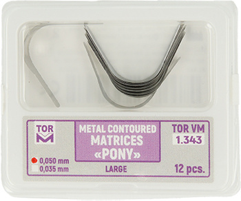 Matryce profilowane Pony (op. 12 szt.) duże - 0,050mm (1.343)