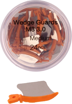 Knife type wedges - medium, 24 pcs box