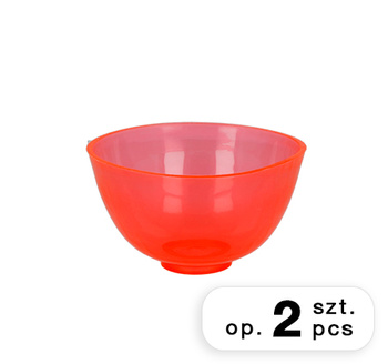 Alginate and gypsum flexible bowl 10,5cm - red (2 pcs)