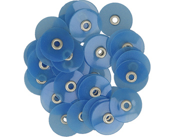 Polishing discs for S-Flex mandrel (40 pcs box) 14 mm blue coarse - TOR VM