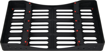 Instrument sterilization cassette - 10 slots - black