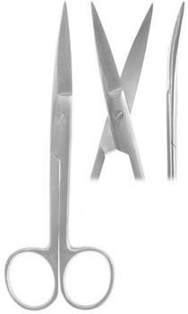 Surgical scissors 16 cm curved O/O
