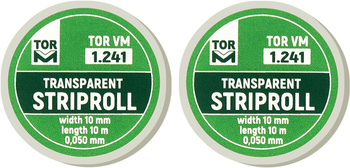 Taśma poliestrowa przezroczysta 10 mm (1.241) (op.2 szt.) - TOR VM