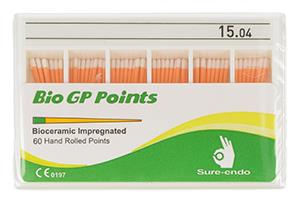 BIO Gutta percha points Sure-Endo 0.04 - 4% (60 pcs box) 15/04