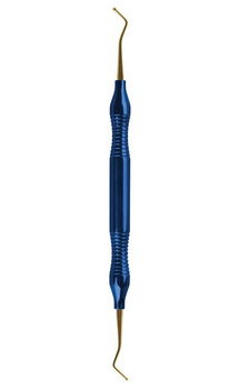 Plugger / burnisher TiN with titanium nitride coating anatomic handle UK-3