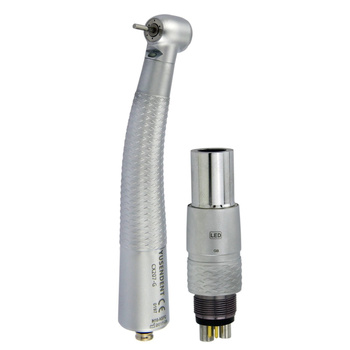 Coxo high-speed air turbine handpiece CX207-G H16-NTPQ6 with NSK (LED, torque, spray, push-button)