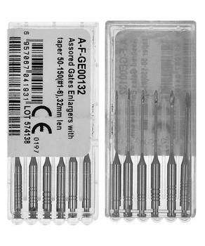 Gates enlargers 19 mm working length, assorted 1-6, 6 pcs/pack