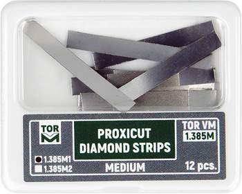 Diamond strips medium (12 pcs) for Do-All Proxicut stripping instrument (1.385 M1)