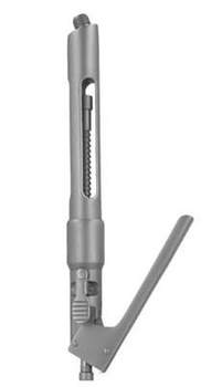 Dento-Ject syringe with release button, mat curved