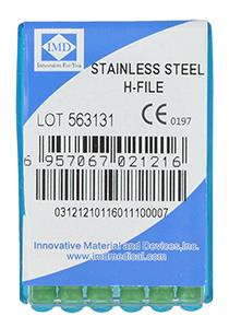 Stainless steel endo files (6 pcs box) length 25 mm H-File 35