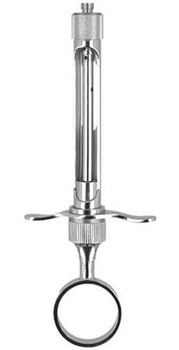 Aspirating dental syringe type 2