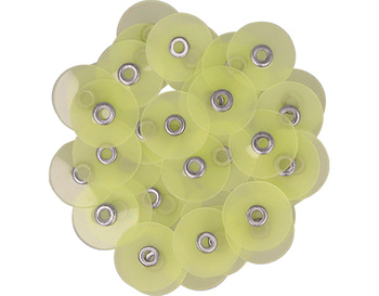 Polishing discs for S-Flex mandrel (40 pcs box) 14 mm yellow fine (1.733) - TOR VM