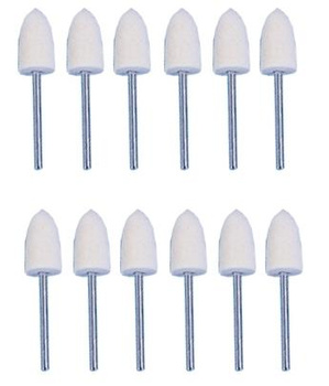 Zestaw 12 filców polerskich