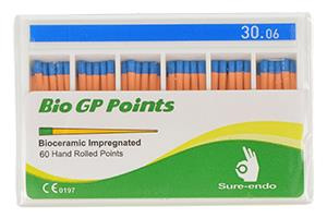 BIO Gutta percha points Sure-Endo 0.06 - 6% (60 pcs box) 30/06