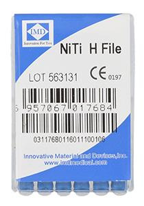 NiTi endo files (6 pcs box) length 25 mm H-File 30
