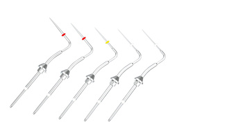 Set of 5 heat plunger tips for Coxo C-Fill Mini Endo Obturation System