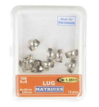 Formówki LUG z uchwytem - profilowane 4,5 mm. / 0,035 mm / 1.351(1) / op. 12 szt. - TOR VM