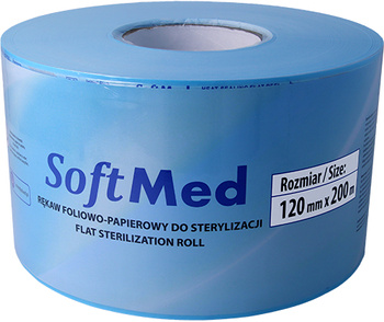 Sterilization sleeve on a roll 200m x 120 mm - SoftMed