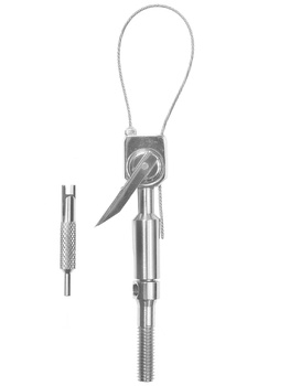 Single loop tip for prosthetic bridges removal